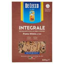 DE CECCO WHOLE WHOLE MIXED PASTA N° 120 500 G