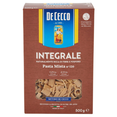 De Cecco Integrale Pasta Mista n° 120 500 g