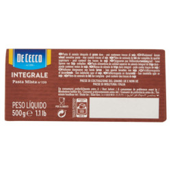 DE CECCO GANZ GEMISCHTE PASTA N° 120 500 G