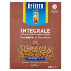 De Cecco Integrale Conchigliette Piccole n° 53 500 g