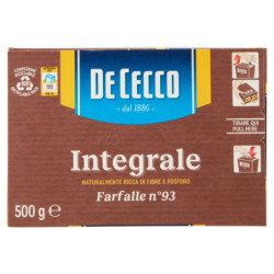 DE CECCO INTEGRALE FARFALLE N° 93 500 G