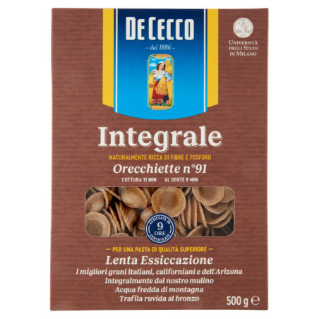 DE CECCO GANZE GANZE ORECHIETTE N° 91 500 G