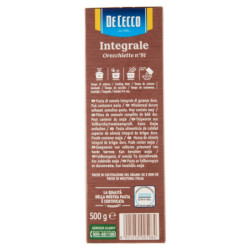 De Cecco Integrale Orecchiette n° 91 500 g