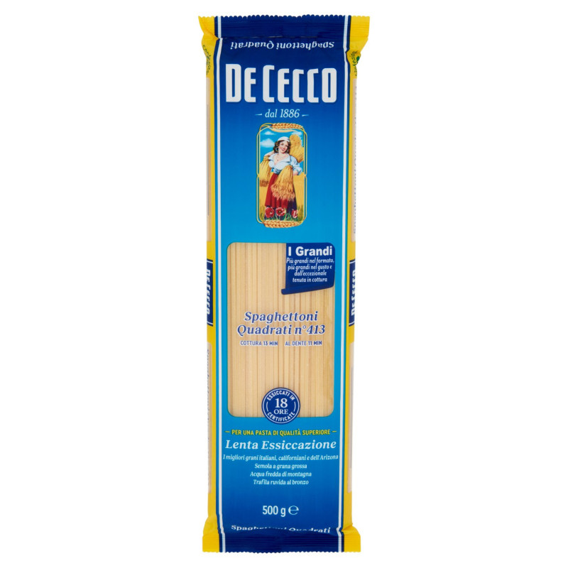 DE CECCO QUADRATISCHE SPAGHETTONI N°413 500 G