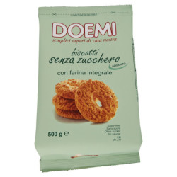 Doemi Biscotti senza zucchero aggiunto con farina integrale 500 g