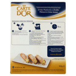 Carte d'Or Preparato in Polvere per Crema Pasticcera a Freddo 900 g