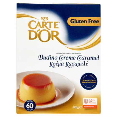 CARTE D'OR PULVERZUBEREITUNG FÜR PUDDING CREME KARAMELL GLUTENFREI 800 G