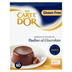 CARTE D'OR PREPARATO IN POLVERE PER BUDINO AL CIOCCOLATO GLUTEN FREE 1000 G