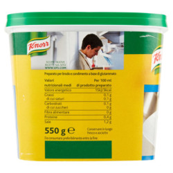 KNORR CALDO DE PESCADO GRANULAR DEL CHEF 550 G