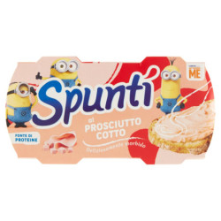 SPUNTÌ WITH COOKED HAM 2 X 84 G