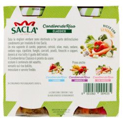 SACLÀ CONDIVERDE CLASSIC RICE 2 X 290 G