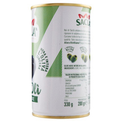 SACLÀ OLIVE WHOLE BLACK OLIVES 330 G