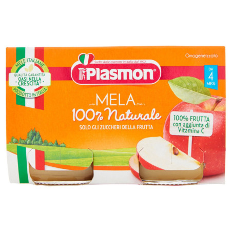 Plasmon Omogeneizzato Mela 2 x 104 g