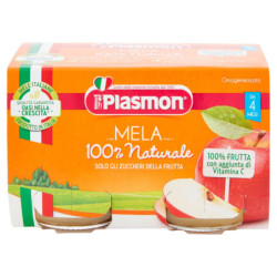 MANZANA HOMOGENIZADA PLASMON 2 X 104 G