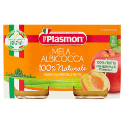 PLASMON APFEL APRIKOSE HOMOGENISIERT 2 X 104 G