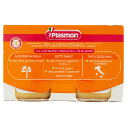 PLASMON 4 FRÜCHTE HOMOGENISIERT 2 X 104 G