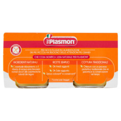 PLASMON GRÜNE HÜLSENFRÜCHTE, HOMOGENISIERT MIT HÜLSENFRÜCHTEN UND GEMÜSE 2 X 80 G