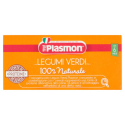 PLASMON LEGUMI VERDI OMOGENEIZZATO CON LEGUMI E VERDURE 2 X 80 G