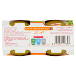 PLASMON LEGUMI VERDI OMOGENEIZZATO CON LEGUMI E VERDURE 2 X 80 G