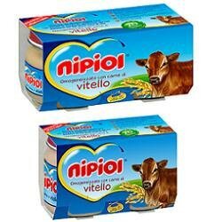 Nipiol Vitello Omogeneizzato con vitello e cereale 2 x 80 g