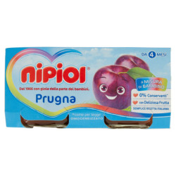 NIPIOL PRUGNA OMOGENEIZZATO 2 X 80 G