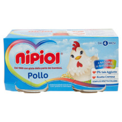 NIPIOL HOMOGENISIERTES HUHN MIT FLEISCH UND GETREIDE 2 X 80 G