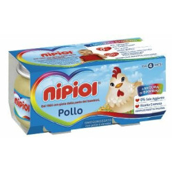 nipiol pollo omogeneizzato con carne e cereale 2 x 80 g