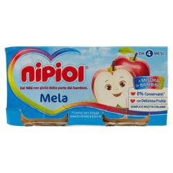 NIPIOL OMOGENEIZZATO MELA 80 G 2 PEZZI