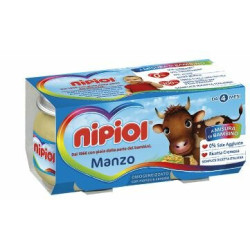 NIPIOL HOMOGENIZADO DE VACUNO CON CARNE Y CEREALES 2 X 80 G