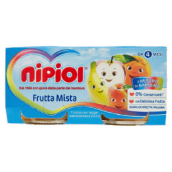 NIPIOL HOMOGENISIERTE GEMISCHTE FRÜCHTE 2 X 80 G