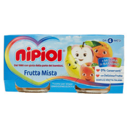 NIPIOL MIXTO DE FRUTAS HOMOGENIZADO 2 X 80 G