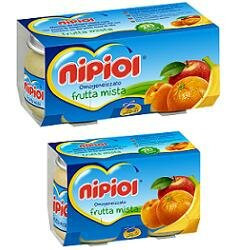 NIPIOL MIXTO DE FRUTAS HOMOGENIZADO 2 X 80 G