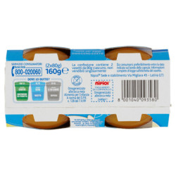 nipiol Albicocca Mela Omogeneizzato 2 x 80 g