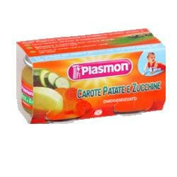 ZANAHORIAS, PATATAS Y CALABACINES HOMOGENIZADOS PLASMON 2 X 80 G