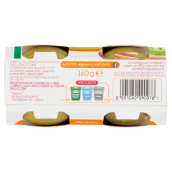 PLASMON OMOGENEIZZATO PISELLI ZUCCHINE 80 G X 2 PEZZI