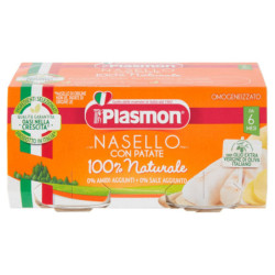 Plasmon Omogeneizzato Nasello con patate 2 x 80 g