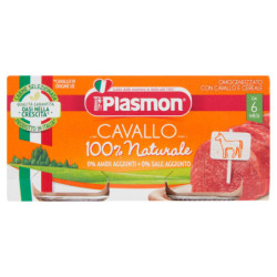 PLASMON CABALLO HOMOGENIZADO CON CEREAL 2 X 80 G