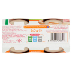 Plasmon Omogeneizzato Vitello Prosciutto* con cereale 2 x 80 g