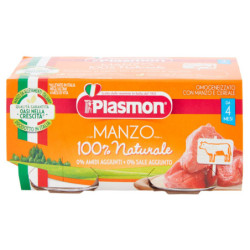 Plasmon Omogeneizzato Manzo con cereale 2 x 80 g