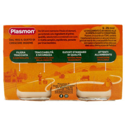 PLASMON OMOGENEIZZATO CON FERMENTI LATTICI PASTORIZZATI PERA E YOGURT 2 X 120 G