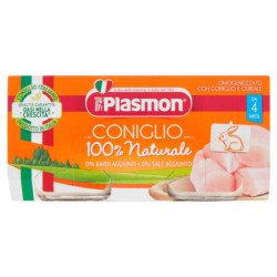 Plasmon Omogeneizzato Coniglio con cereale 2 x 80 g