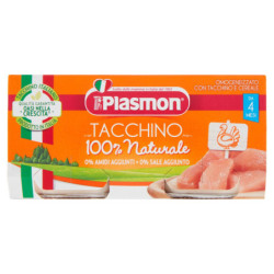 Plasmon Omogeneizzato Tacchino con cereale 2 x 80 g