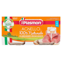 PLASMON CORDERO HOMOGENIZADO CON CEREAL 2 X 80 G