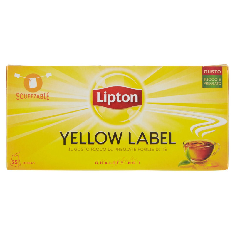 LIPTON YELLOW LABEL 25 FILTRI 37,5 G