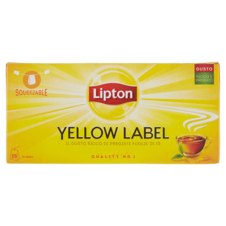 LIPTON ETIQUETA AMARILLA 25 FILTROS 37,5 G