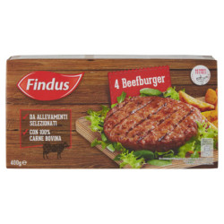 FINDUS 4 BEEF BURGER 400 G