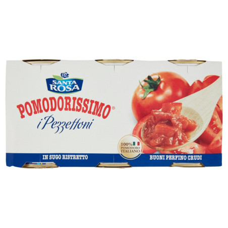 TOMATE SANTA ROSA I PEZZETTONI 3 X 400 G