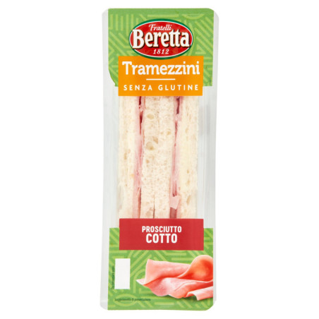 FRATELLI BERETTA TRAMEZZINI SENZA GLUTINE PROSCIUTTO COTTO 150 G