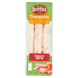 FRATELLI BERETTA SANDWICHES DE JAMÓN COCIDO SIN GLUTEN 150 G