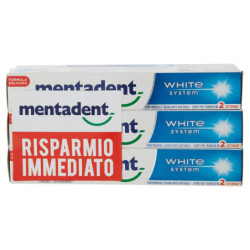 MENTADENT WHITE SYSTEM 3 X 75 ML